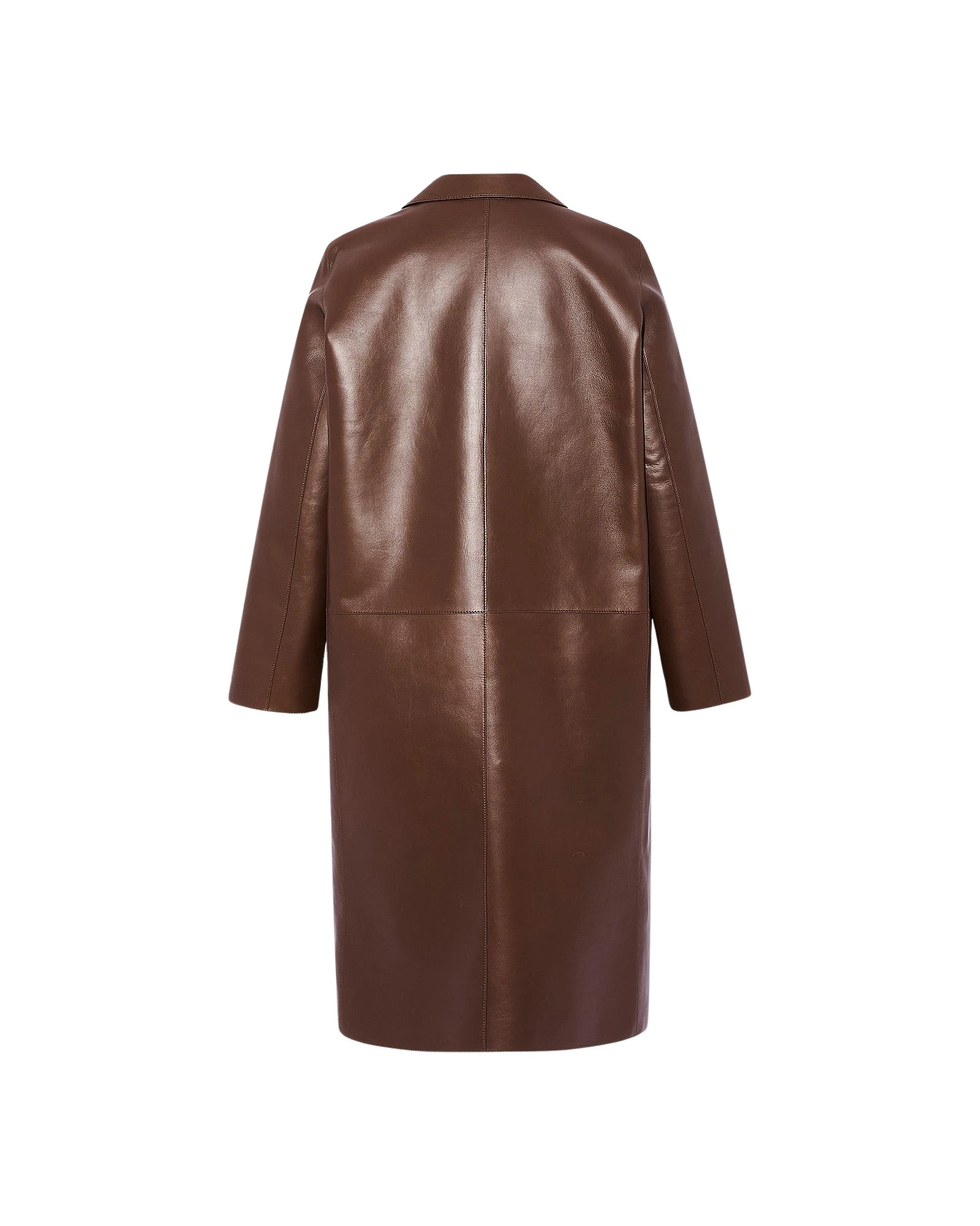 Yves-Salomon-Straight-coat-in-bonded-leather-and-wool45886_nobg Woman wearing Yves Salomon shearling fur coat – luxury outerwear at Coveti