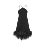 Elevate your elegance in this 16Arlington  from the luxury feather dress edit