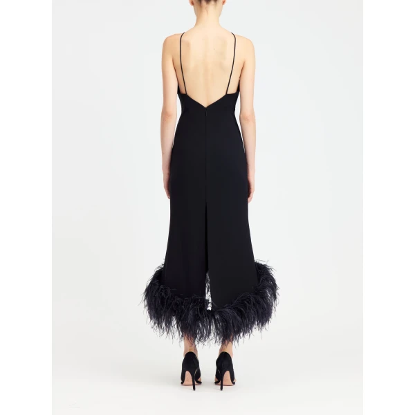 16Arlington Ade Midi Dress In Crepe, view 4