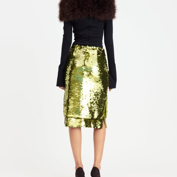 Elevate your elegance in this 16Arlington  from the luxury feather dress edit