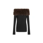 Elevate your elegance in this 16Arlington  from the luxury feather dress edit