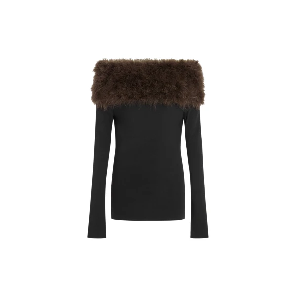 Elevate your elegance in this 16Arlington  from the luxury feather dress edit