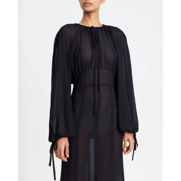 Elevate your elegance in this 16Arlington  from the luxury feather dress edit