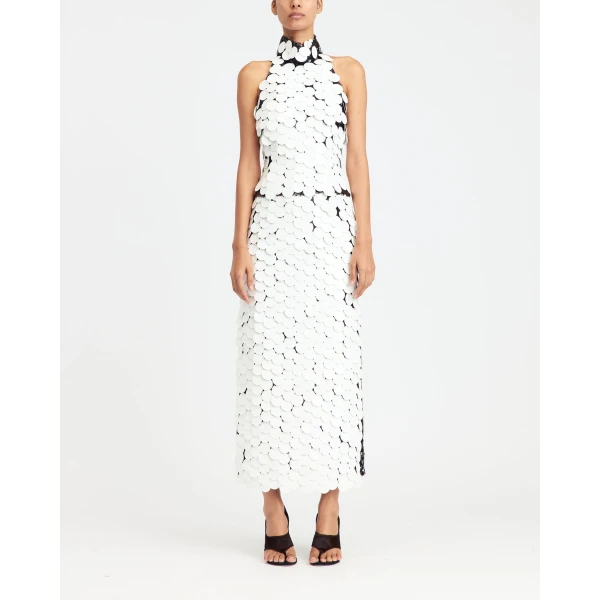 Elevate your elegance in this 16Arlington  from the luxury feather dress edit