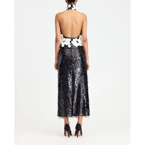Elevate your elegance in this 16Arlington  from the luxury feather dress edit