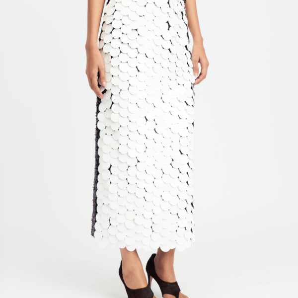 Elevate your elegance in this 16Arlington  from the luxury feather dress edit