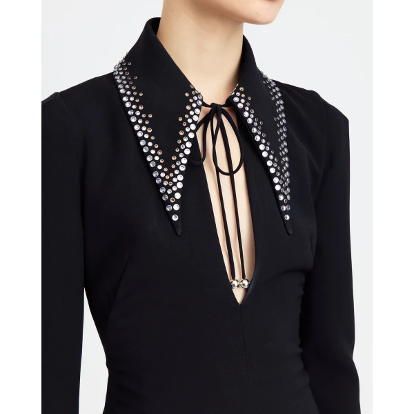 Elevate your elegance in this 16Arlington  from the luxury feather dress edit