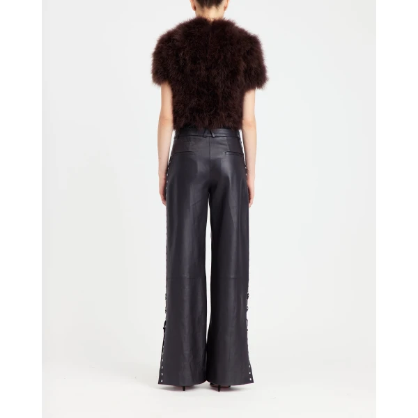 16Arlington Fara Top In Marabou, view 4