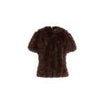 Elevate your elegance in this 16Arlington  from the luxury feather dress edit