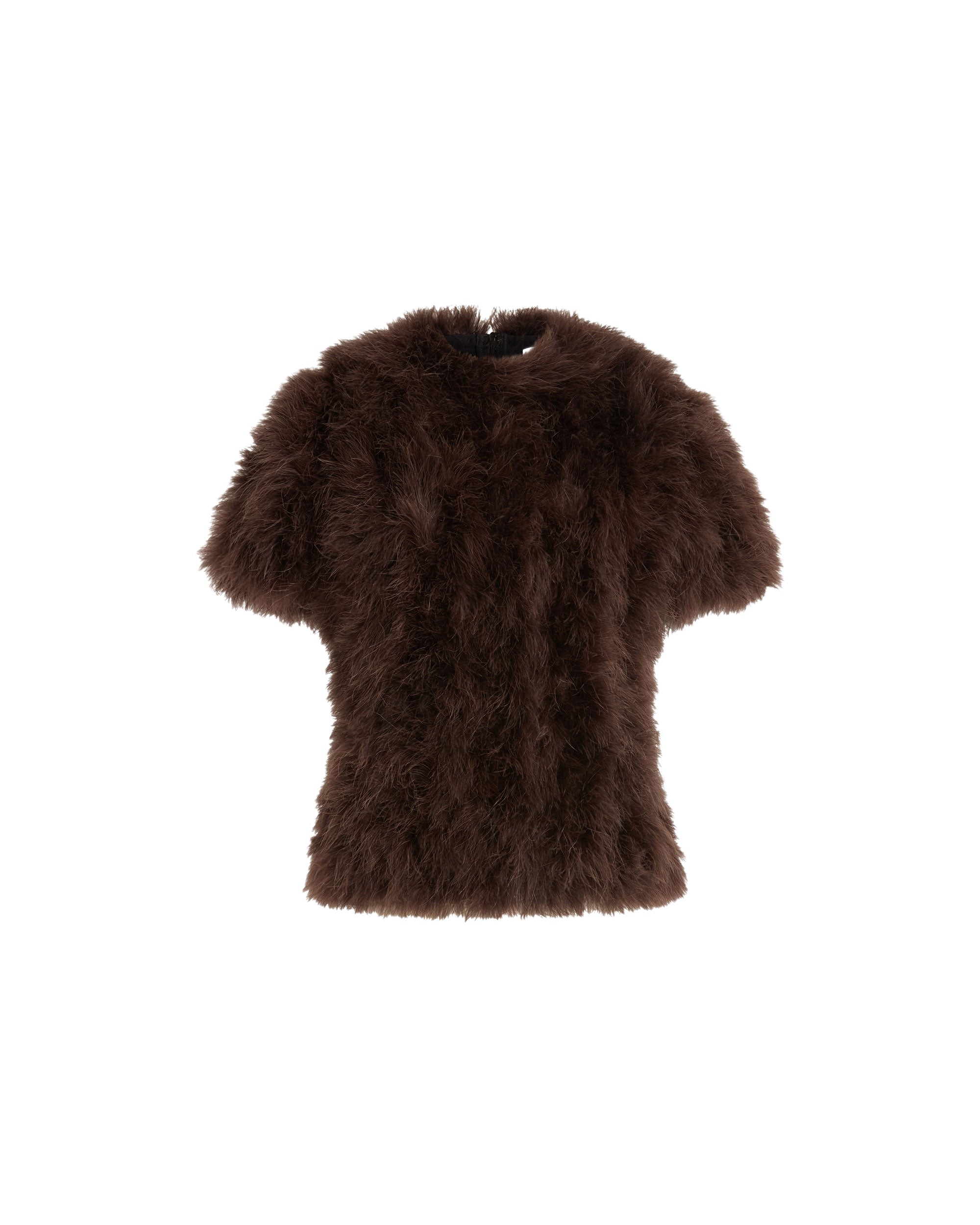 16Arlington Fara Top In Marabou