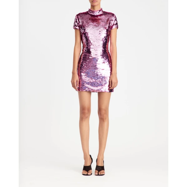 Elevate your elegance in this 16Arlington  from the luxury feather dress edit