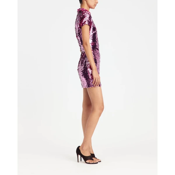 Elevate your elegance in this 16Arlington  from the luxury feather dress edit