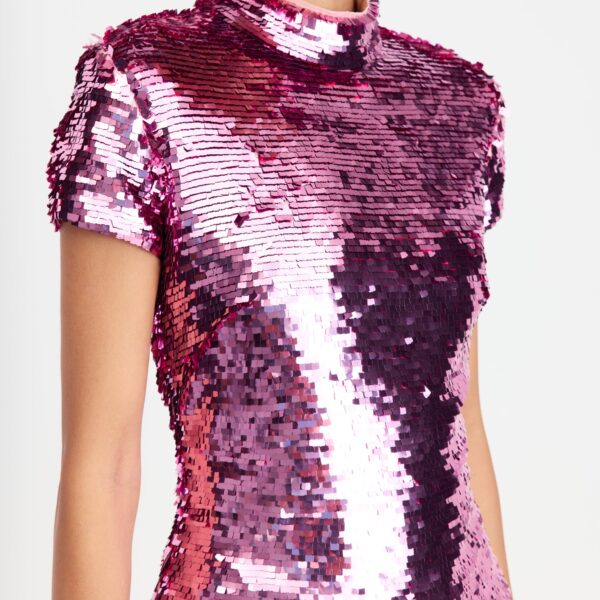 Elevate your elegance in this 16Arlington  from the luxury feather dress edit
