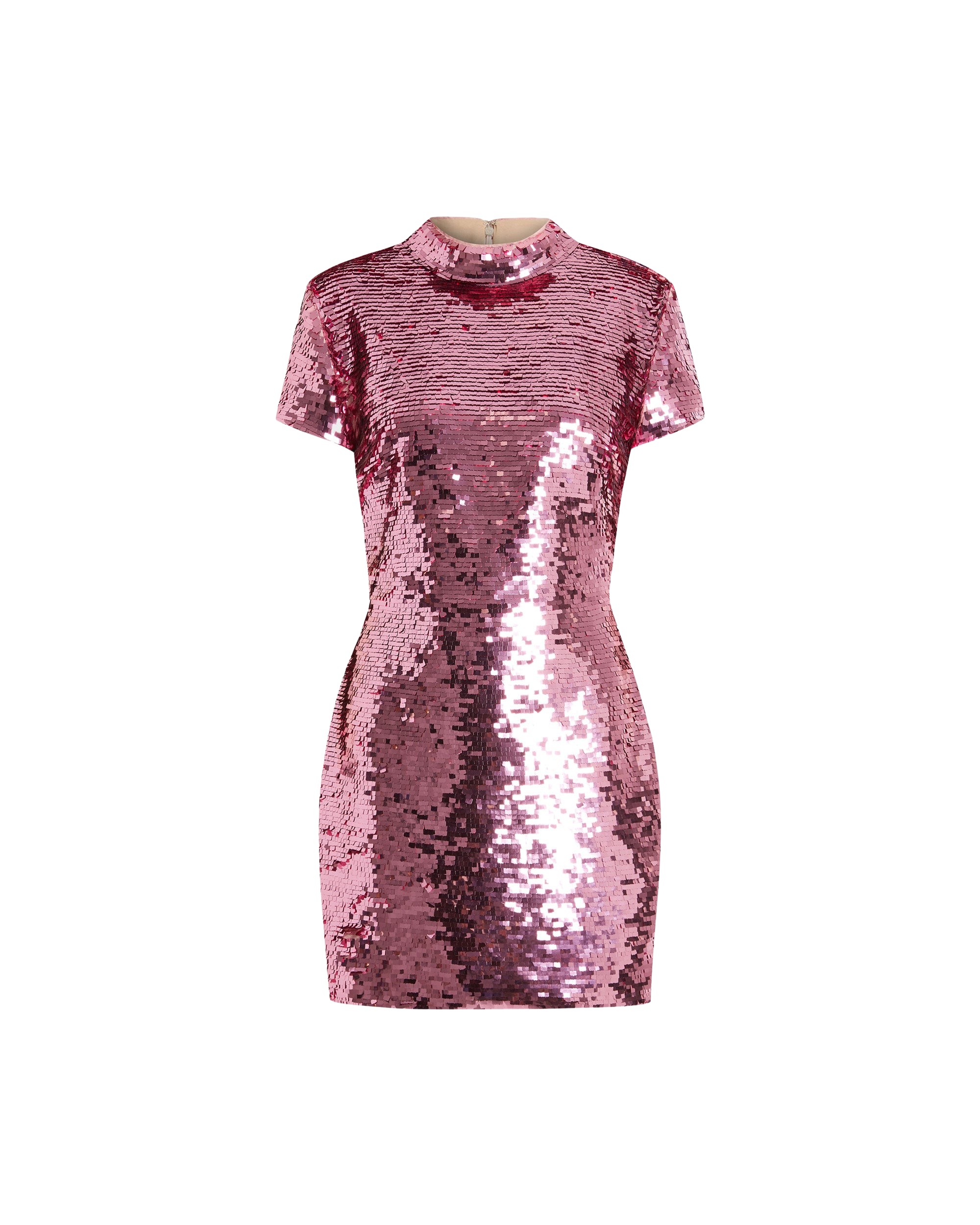 16Arlington Iona Mini Dress In Square Sequin