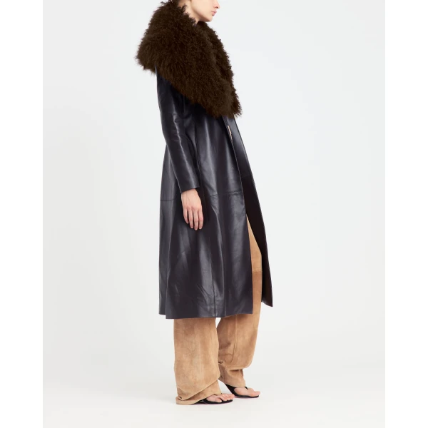 16Arlington Luisa Coat In Leather, view 3