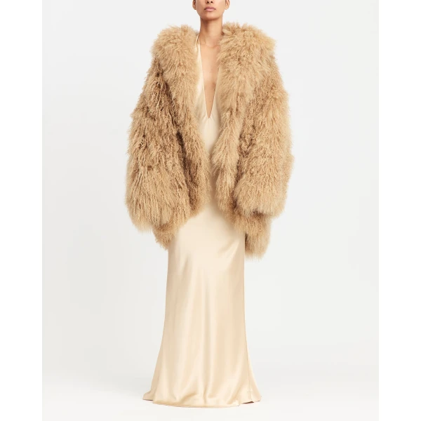 Elevate your elegance in this 16Arlington  from the luxury feather dress edit