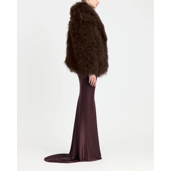 16Arlington Maryam Jacket In Mongolian Shearling, view 3