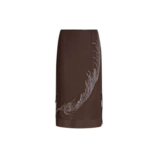 Elevate your elegance in this 16Arlington  from the luxury feather dress edit
