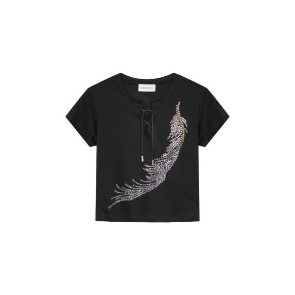 Elevate your elegance in this 16Arlington  from the luxury feather dress edit