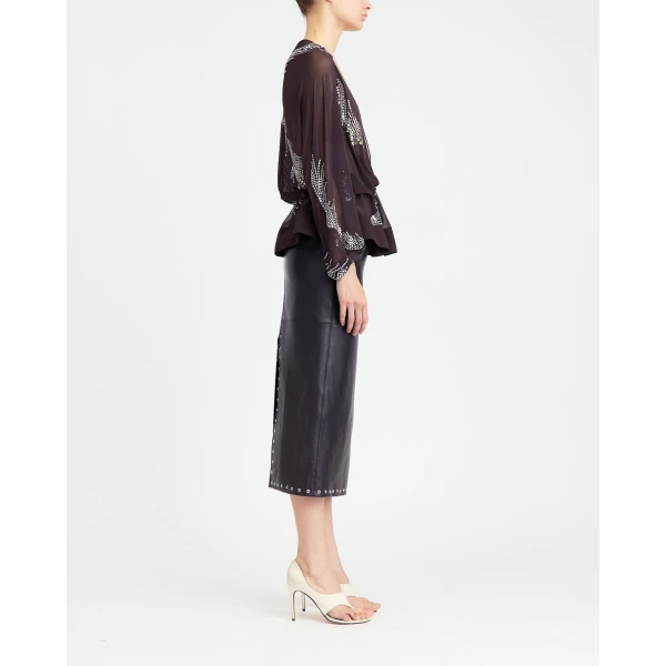 Elevate your elegance in this 16Arlington  from the luxury feather dress edit
