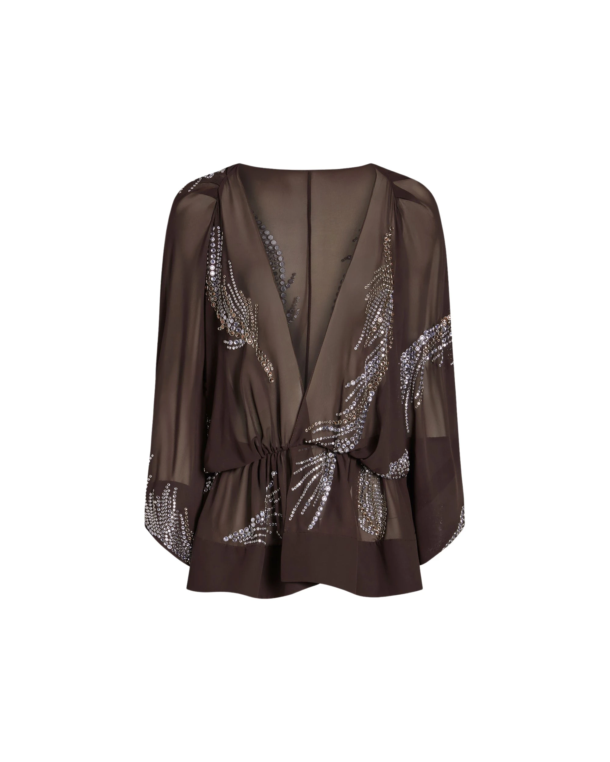 16Arlington-Tula-Top-In-Georgette-coveti91358_nobg Elevate your elegance in this 16Arlington from the luxury feather dress edit