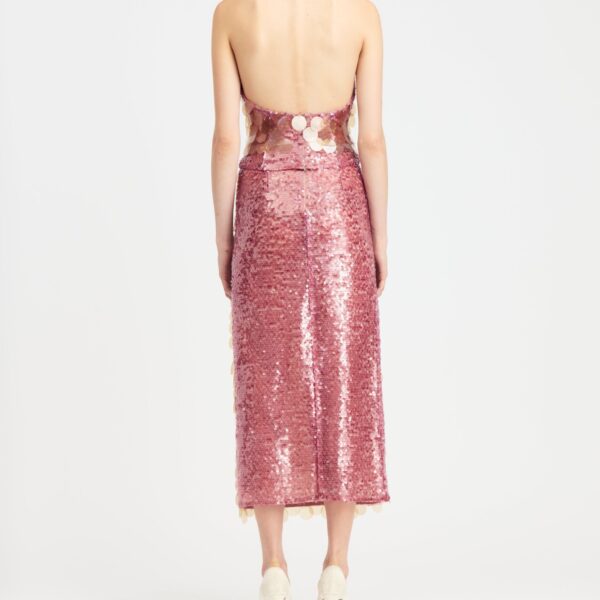 Elevate your elegance in this 16Arlington  from the luxury feather dress edit