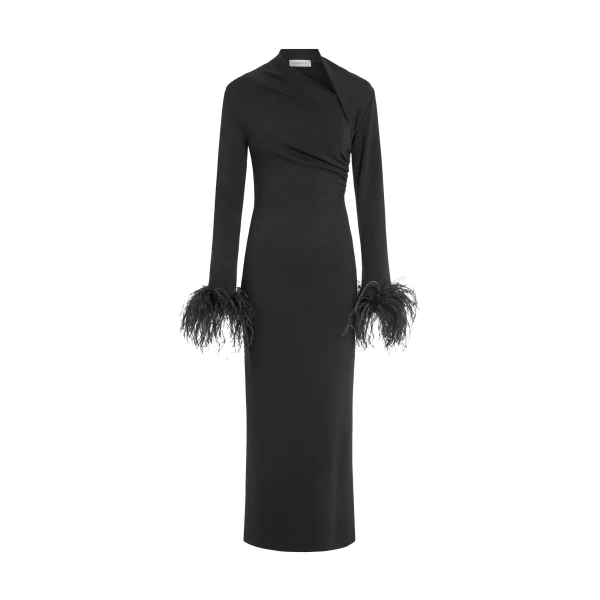 Elevate your elegance in this 16Arlington  from the luxury feather dress edit