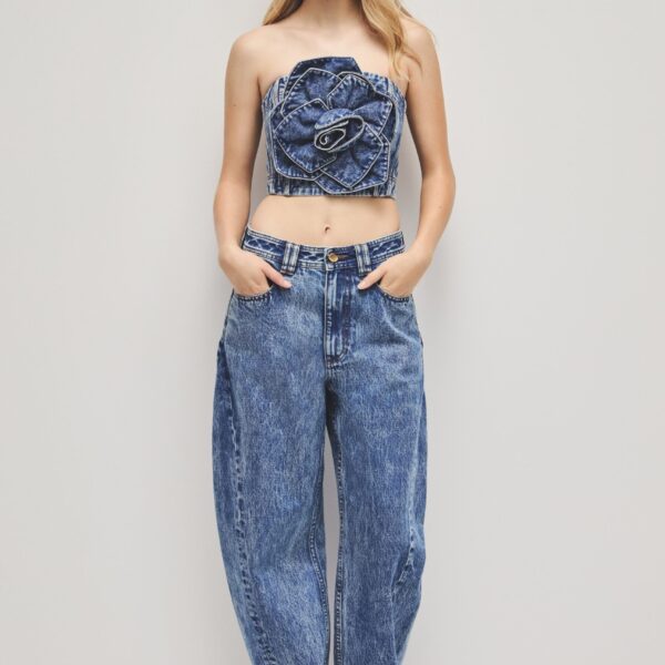 Angelina Denim Bustier