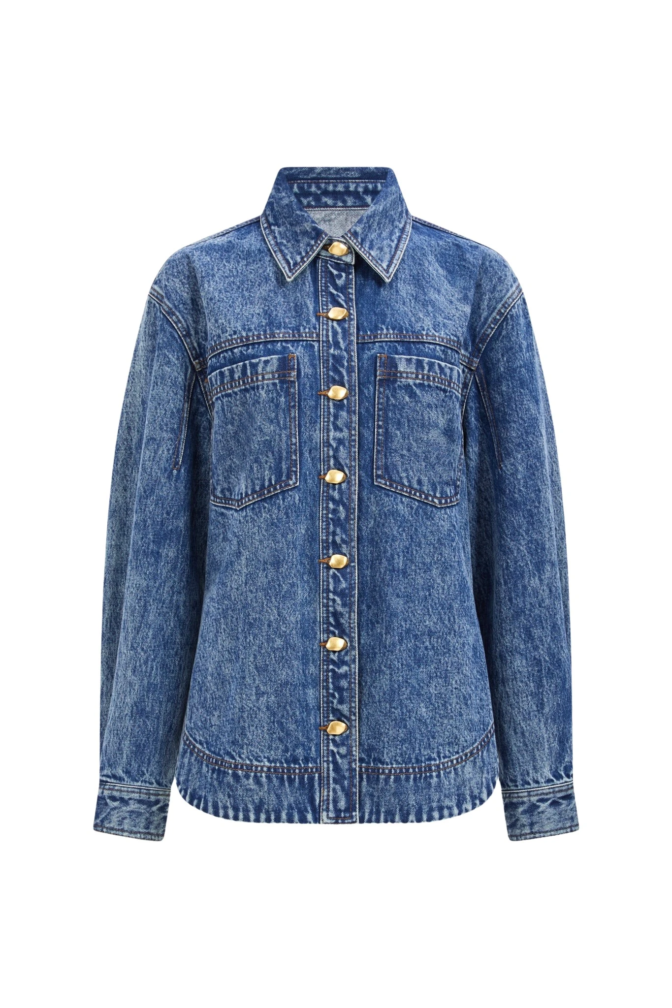 Aje-aus-Angelina-Denim-Shirt24148_nobg Aje Blue