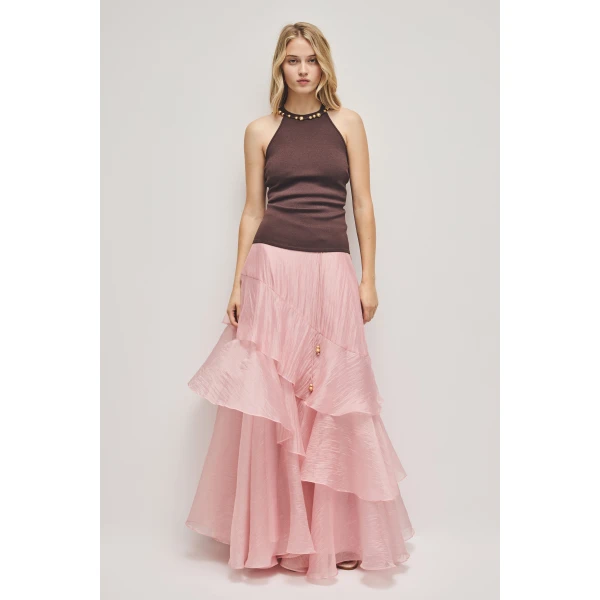 Aje Baroque Knit Tank, view 3