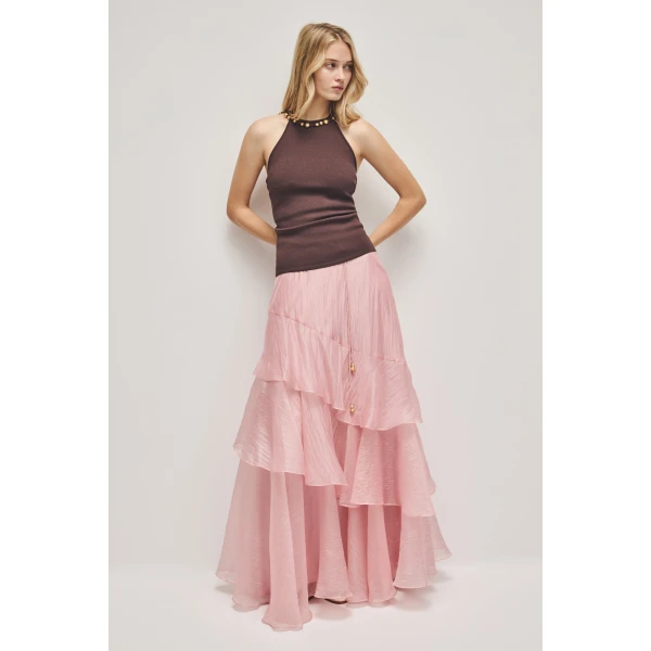 Aje Baroque Knit Tank, view 5