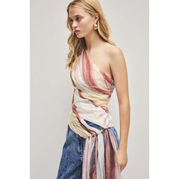 Aje Capture One Shoulder Top, view 2