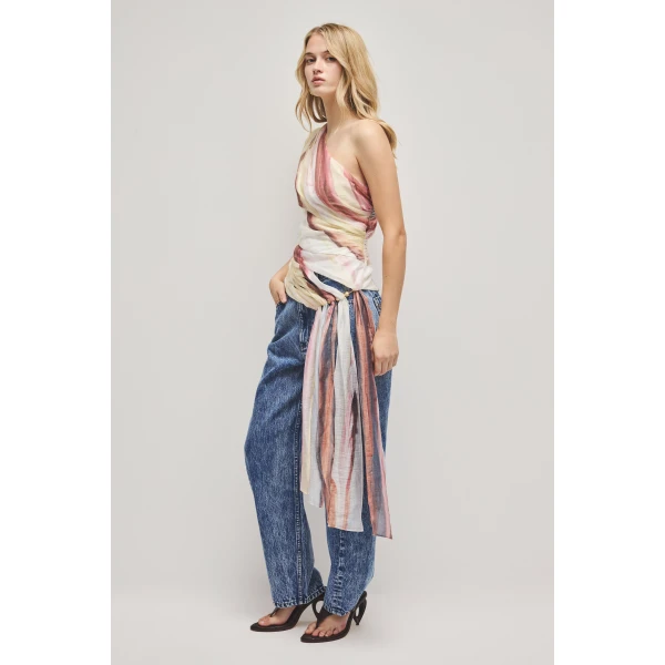 Aje Capture One Shoulder Top, view 7