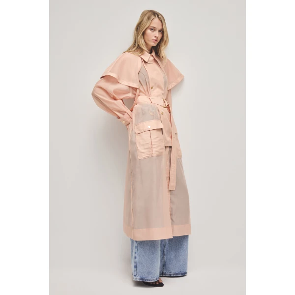 Aje Capture Trench Coat, view 6