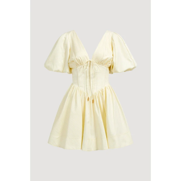 Aje clothing Aus Dresses – structured silhouette with raw femininity from Coveti