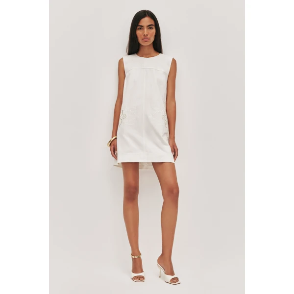 Aje Halo Embroidered Mini Dress, view 2