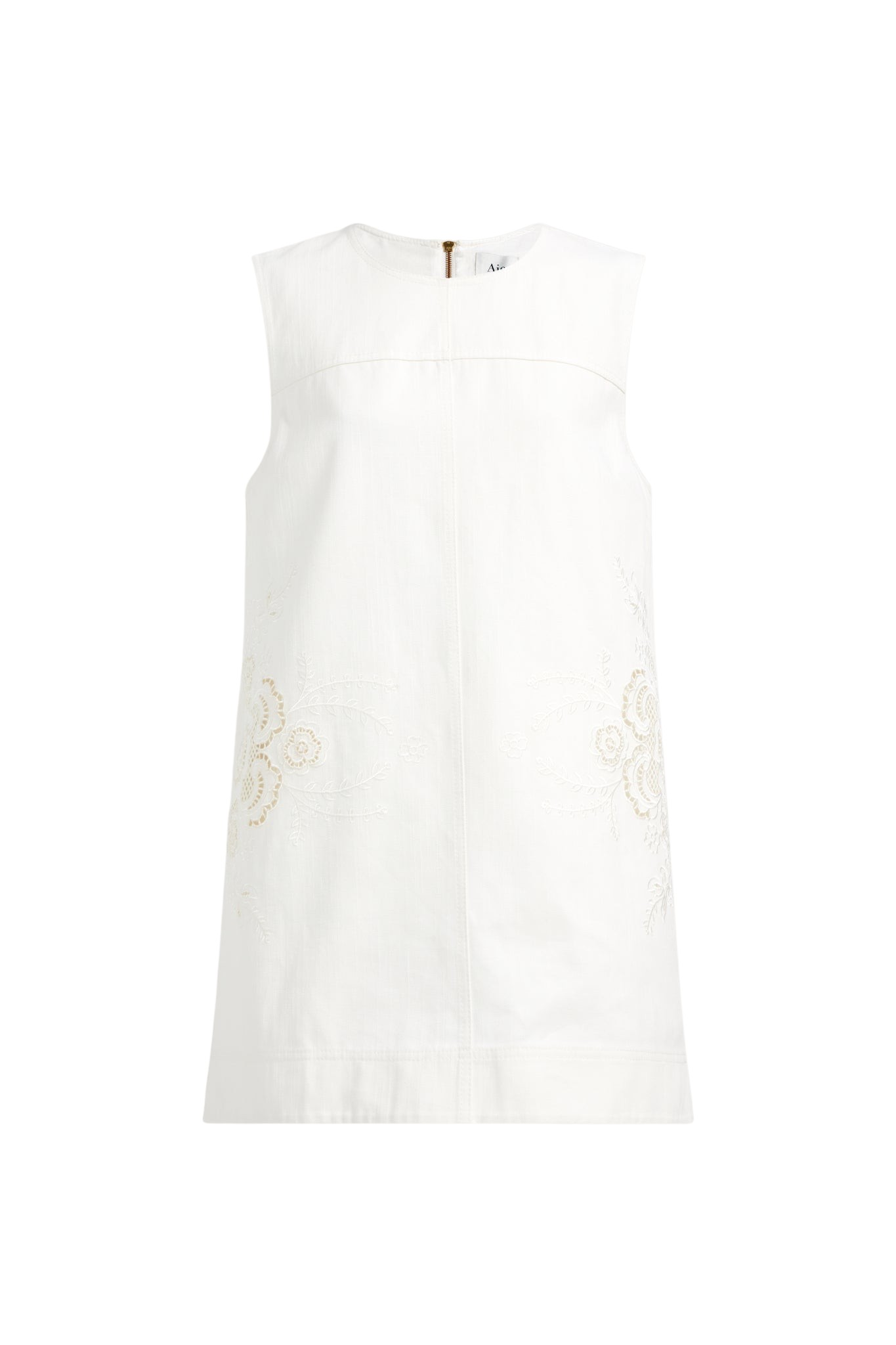 Aje Halo Embroidered Mini Dress