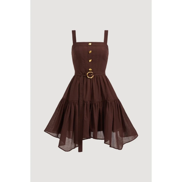 Aje Aus Dresses – structured silhouette with raw femininity from Coveti
