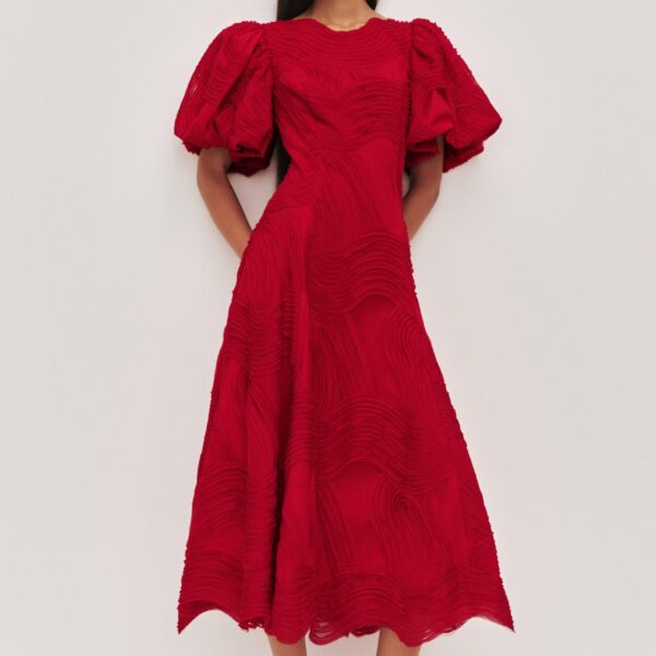 Wave Midi Dress