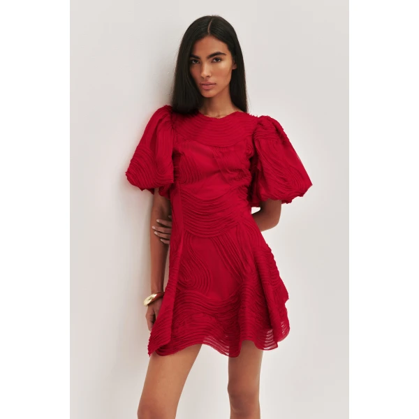 Aje Wave Mini Dress, view 4