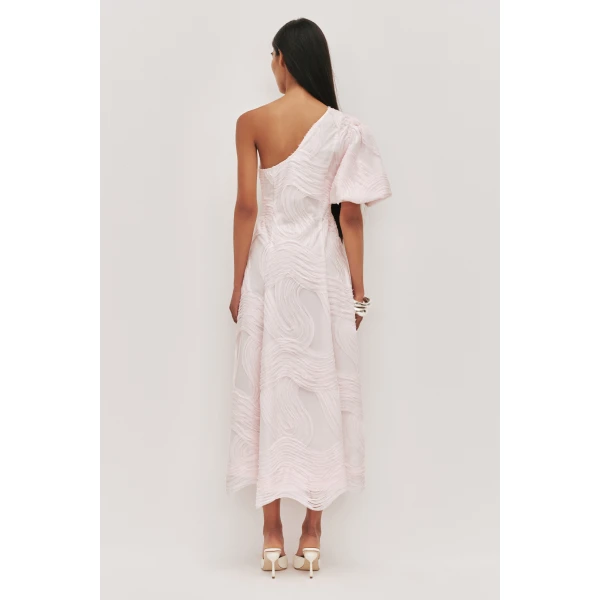 Aje Wave One Shoulder Dress, view 6