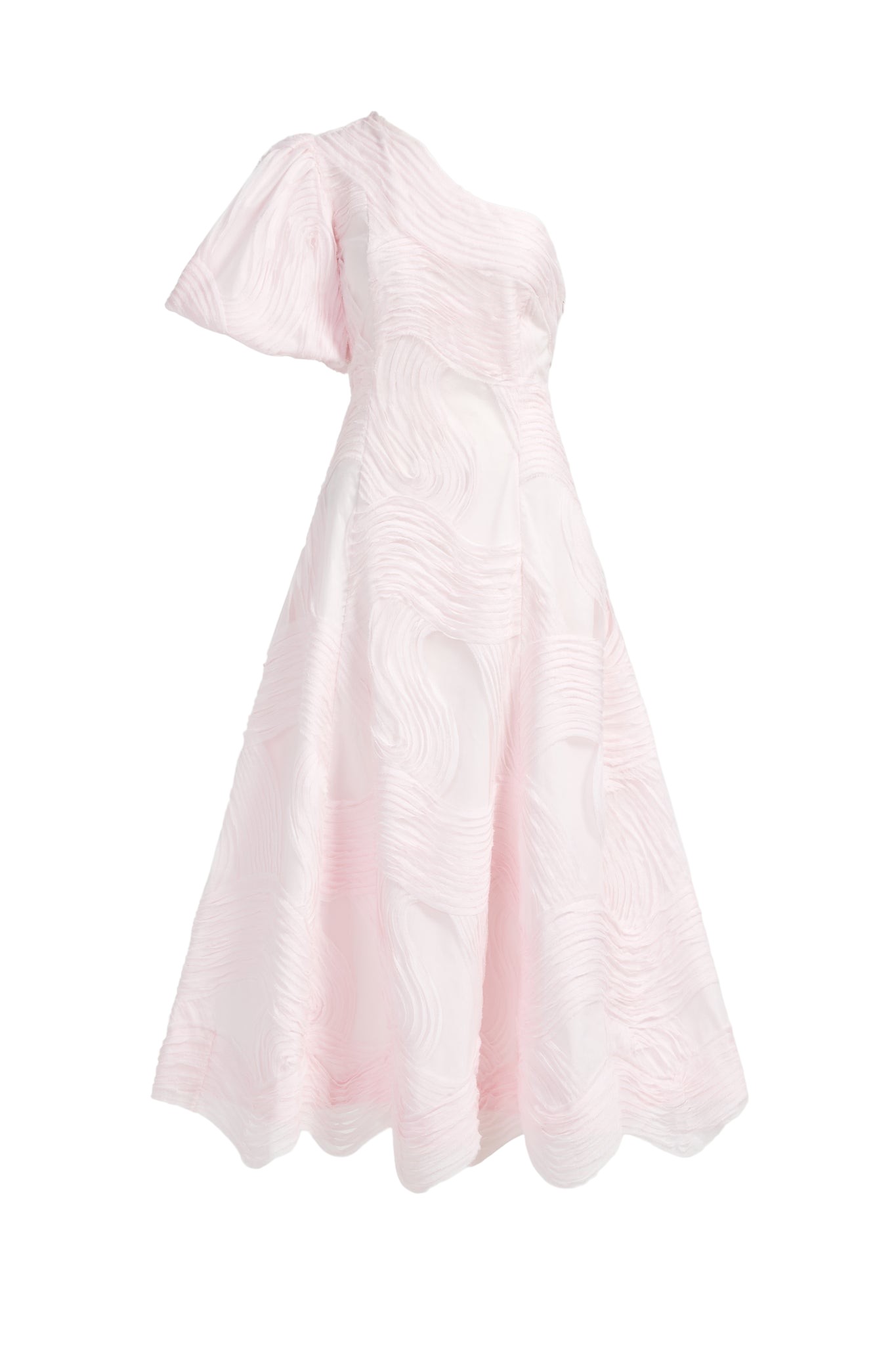 Aje Wave One Shoulder Dress
