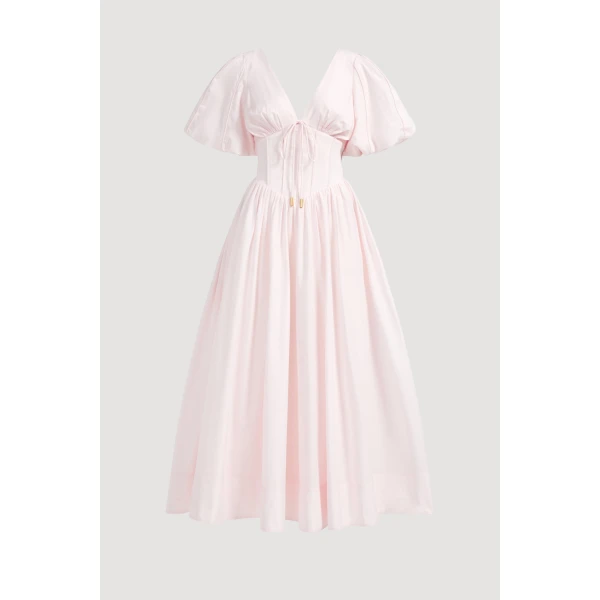Aje clothing Aus Dresses – structured silhouette with raw femininity from Coveti