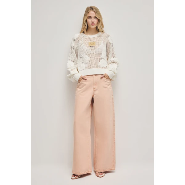 Aje Gardenia Knit Jumper, view 2