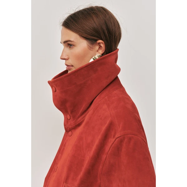Aje Darcy Suede Jacket, view 5