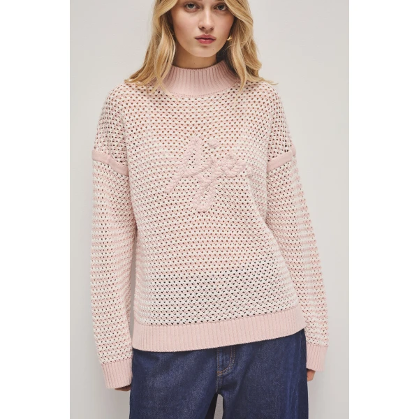 Aje Luciana Logo Knit Jumper, view 5