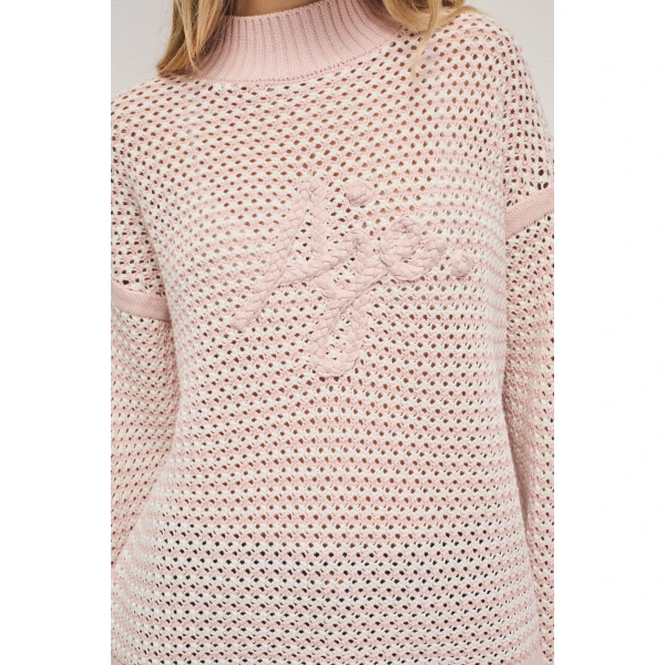 Aje Luciana Logo Knit Jumper, view 6