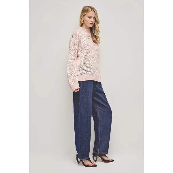 Aje Luciana Logo Knit Jumper, view 7