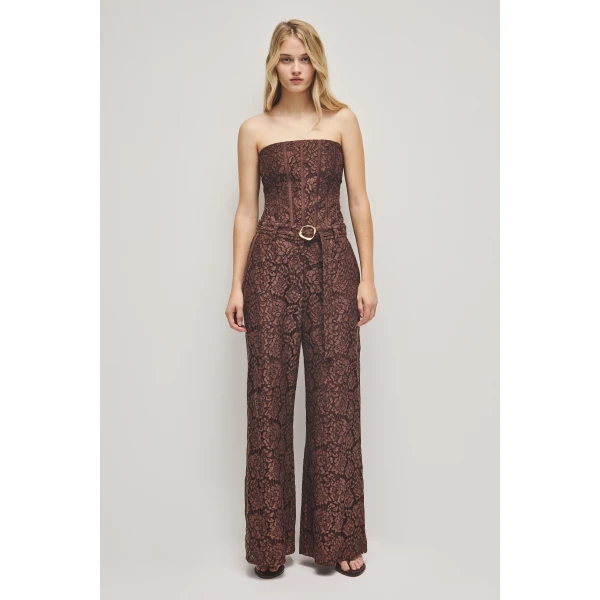 Aje Mystic Lace Bustier Top, view 3