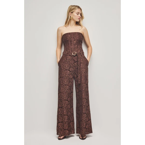 Aje Mystic Lace Bustier Top, view 5